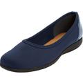 Women's The Lyra Slip On Flat by Comfortview in Navy (Size 9 1/2 M)