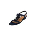 Extra Wide Width Women's The Carina Slingback by Comfortview in Navy (Size 10 WW)