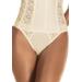 Plus Size Women's Seamless Thong by Dominique in Ivory (Size L)