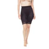 Plus Size Women's Moderate Control Thigh Slimmer by Rago in Black (Size 5X) Body Shaper