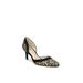 Wide Width Women's Sable Pumps by LifeStride in Black Leopard (Size 8 1/2 W)