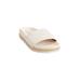Wide Width Women's The Evie Footbed Sandal by Comfortview in White (Size 9 W)