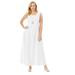 Plus Size Women's Denim Maxi Dress by Jessica London in White (Size 30)