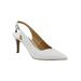 Women's Belamie Pumps by J. Renee in White Pearl Patent (Size 9 M)