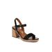 Women's Rose Sandal by Naturalizer in Black Leather (Size 8 1/2 M)