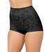 Plus Size Women's Cortland Intimates Firm Control High-Waist Brief by Cortland® in Black (Size 3X) Body Shaper