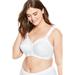 Plus Size Women's Exquisite Form® Fully® Original Support Wireless Bra #5100532 by Exquisite Form in White (Size 40 DD)