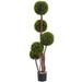 Three Posts™ 4ft. Boxwood Topiary Tree UV Resistant (Indoor/Outdoor) Silk/Plastic | 48 H x 14 W x 14 D in | Wayfair THPS8639 39870078