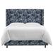 Joss & Main Hanson Low Profile Standard Bed Upholstered/Metal/Cotton in Gray | 56 H x 46 W in | Wayfair 44BC29AF38CA4BB2AECDF22F083DA585