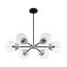 Nuvo Lighting Axis 29 Inch 6 Light Chandelier - 60/7136