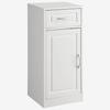 Bathroom 1 Door/1 Drawer Base Cabinet by 4D Concepts in White