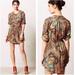 Anthropologie Dresses | Anthro Holding Horses Paisley Palette Brown Dress | Color: Brown/Green | Size: 2