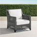 Graham Lounge Chair with Cushions - Resort Stripe Black - Frontgate