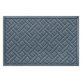 Water & Dirt Shield Lattice Door Mat - Charcoal, 3' x 8' - Frontgate