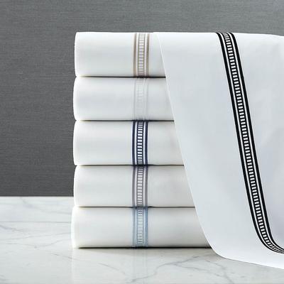 Ladder Stitch Sateen Sheet Set - Dune, California King - Frontgate Resort Collection™