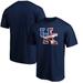 Men's Fanatics Branded Navy Kentucky Wildcats Banner Wave T-Shirt