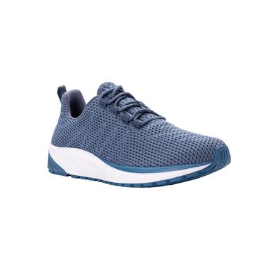 Wide Width Women's Tour Knit Running Shoe by Propet in Denim (Size 9 W)