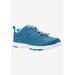 Wide Width Women's Travel Walker Evo Sneaker by Propet in Denim Lt Blue (Size 12 W)