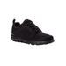 Women's Travelactiv Walking Shoe Sneaker by Propet in All Black (Size 9 M)