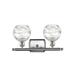 Innovations Lighting Bruno Marashlian Small Deco Swirl 16 Inch 2 Light Bath Vanity Light - 516-2W-SN-G1213-6