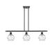 Innovations Lighting Bruno Marashlian Small Deco Swirl 36 Inch 3 Light Linear Suspension Light - 516-3I-OB-G1213-6-LED