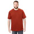 Men's Big & Tall Heavyweight Jersey Crewneck T-Shirt by Boulder Creek in Desert Red (Size 7XL)