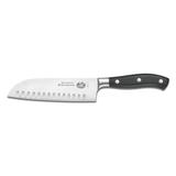 Victorinox 7in Forged Granton Edge Santoku Knife 7-7323-17G