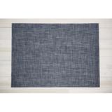 Blue 26 x 0.14 in Area Rug - Chilewich Easy Care Basketweave Floor Mat Microfiber | 26 W x 0.14 D in | Wayfair 200461-012