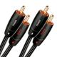 AudioQuest 5m Tower RCA Audiokabel 2 x RCA schwarz - Audiokabel (2 x RCA, 2 x RCA, Kupfer, 5 m, schwarz)