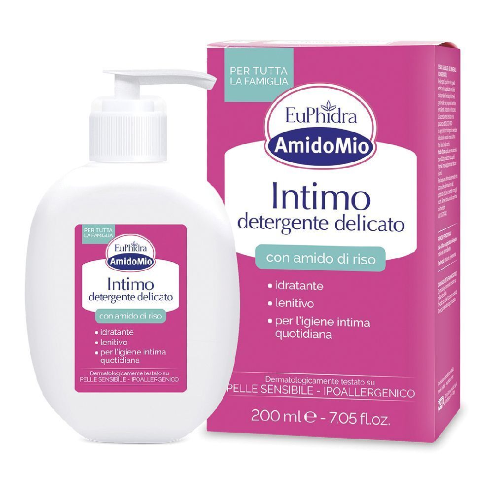 EuPhidra AmidoMio Intimo Detergente Delicato 200 ml Sapone liquido