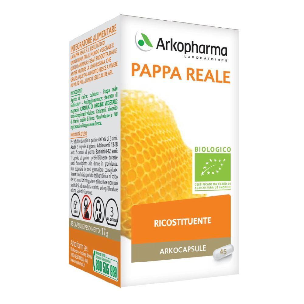 Arkopharma Arkocapsule® Pappa Reale Bio 45 pz Capsule