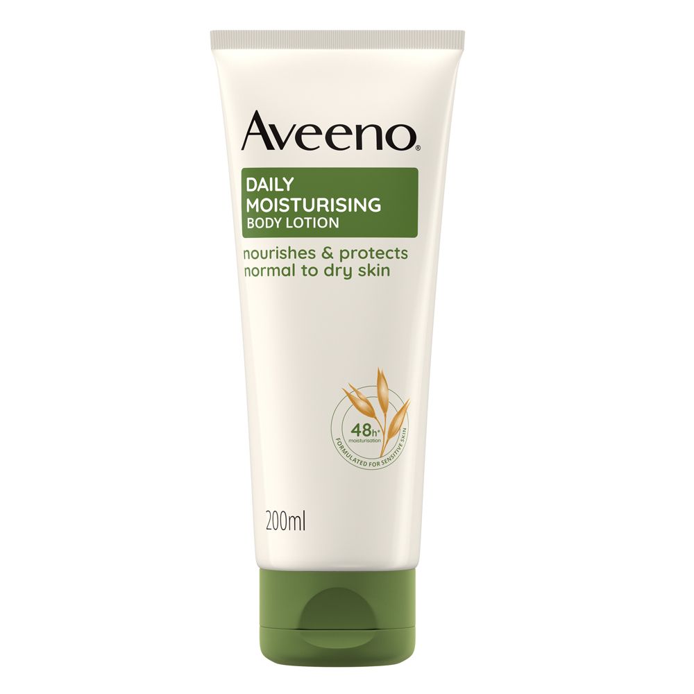 Aveeno Daily Moisturising Crema Idratante Corpo 200 ml, corpo per pell