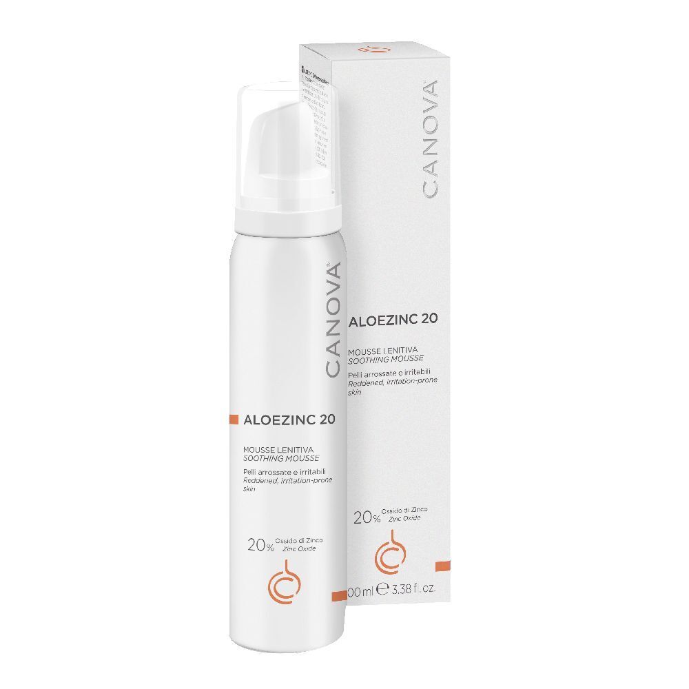 Aloezinc 20 Mousse Canova 100 ml Schiuma