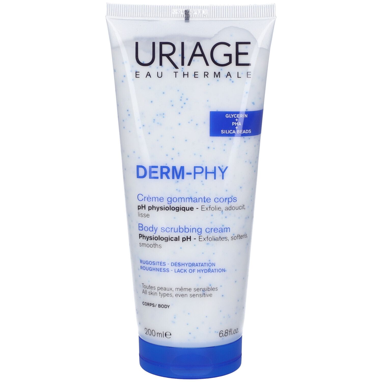 URIAGE DERM-PHY Crema esfoliante corpo, tutti i tipi di pelle anche se