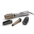 BaByliss Corded Electric Air Styler 1000W, Hair dryer brush, Shape, volume, curl, smooth, dry and style ,1000 watts , Copper, Grey