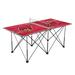 Louisville Cardinals 6' Weathered Design Pop Up Table Tennis Set