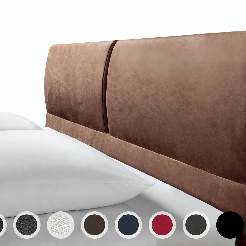 Hasena Dream-Line Kopfteil Siena 200 cm / PK4 Echtleder 513 falda Image