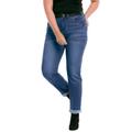 Plus Size Women's Slim 5-pocket Jeans by ellos in Medium Stonewash (Size 12)