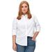 Plus Size Women's Button Down Shirt by ellos in White (Size 18)