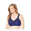 Plus Size Women's Easy Enhancer® Wireless Bra by Comfort Choice in Evening Blue (Size 46 C)