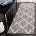 Brown/White Area Rug - House of Hampton® Alonnah Polypropylene Gray/Ivory Rug in Brown/White, Size 27.0 W x 1.48 D in | Wayfair