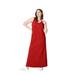 Plus Size Women's Sleeveless Knit Maxi Dress by ellos in Chili Red (Size 18/20)