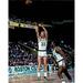 Larry Bird Boston Celtics Unsigned Jump Shot Photograph