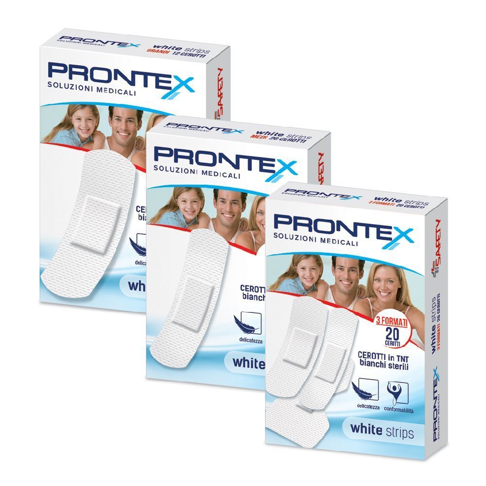 Prontex Cerotti White Strips 20 pz Cerotto