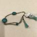 American Eagle Outfitters Jewelry | American Eagle Bracelet Silver With Turquoise, Nwt | Color: Green/Silver | Size: Os