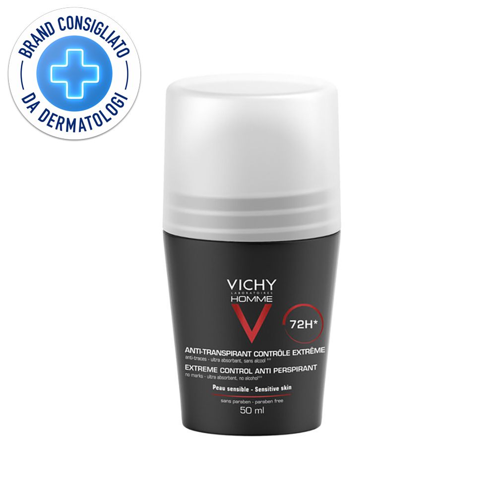 Vichy Homme Deodorante anti-traspirante controllo estremo 72H - Roll O
