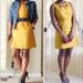 Anthropologie Dresses | Anthropologie Maeve Gold Sheen Cut Out Dress | Color: Gold/Yellow | Size: 0