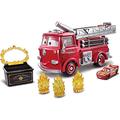 Disney Pixar Cars GPH80 - Farbwechsel Red Spielset und exklusives Lightning McQueen-Fahrzeug mit Farbwechseleffekt, Farbwechsel-Fahrzeuge Spielset , Geschenk für Kinder ab 4 Jahren