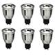 6 Pack,AJH GU10 9W LED Light Bulbs Warm White 3000K Long Neck Barrel Dimmable,LED Spot Bulb Spotlight,740lm,80W Halogen Bulb Equivalent