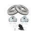 2001-2007 Ford Escape Front Brake Pad Rotor and Caliper Set - TRQ BKA14080